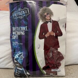 Beetlejuice Wedding Suit & Wig
